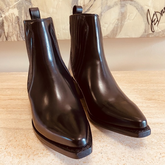 VALENTINO Calfskin Ranch Ankle Boots - NWOT - Picture 3 of 11